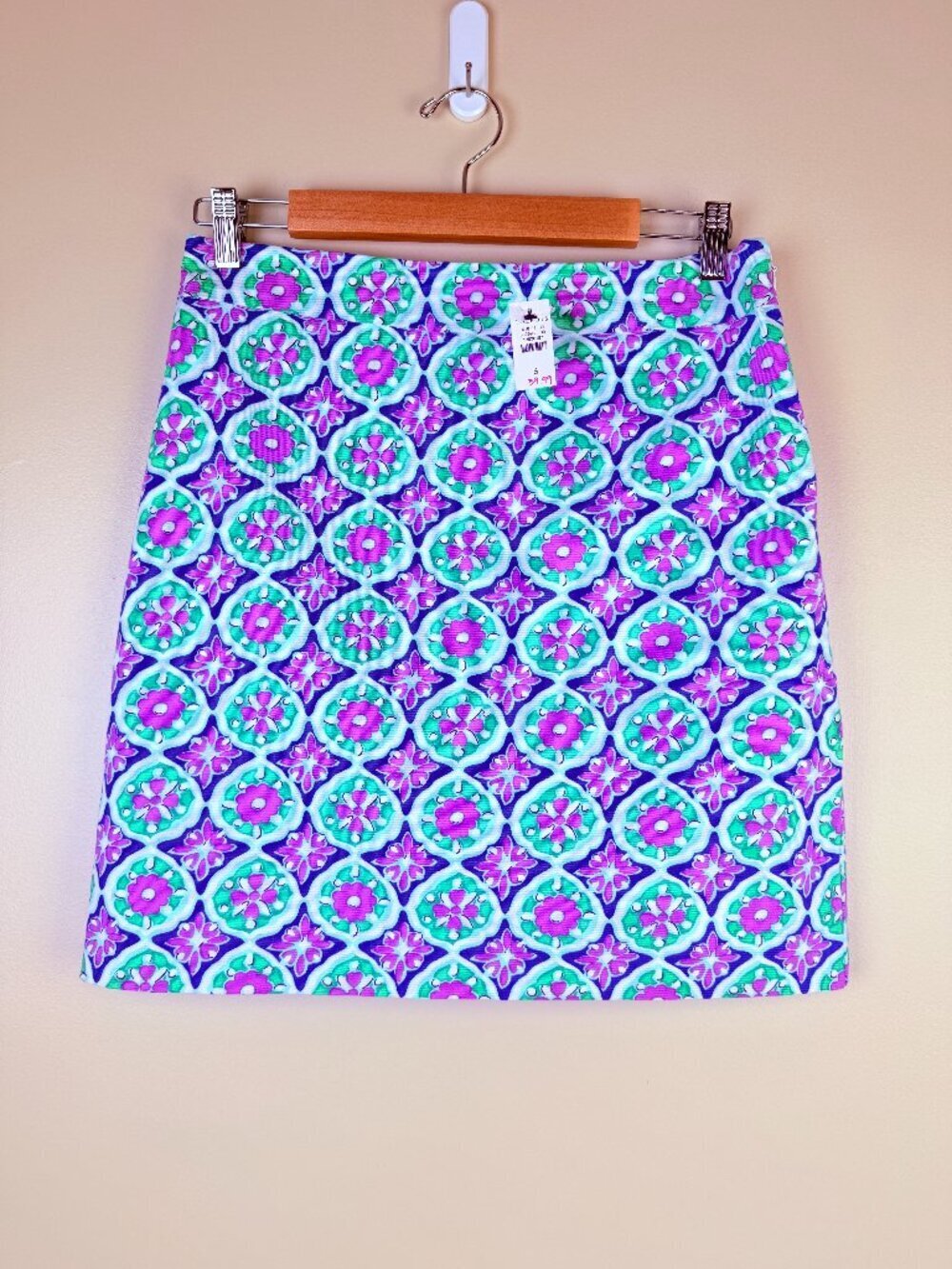 NWT Talbots Patterned A Line Skirt Size 6